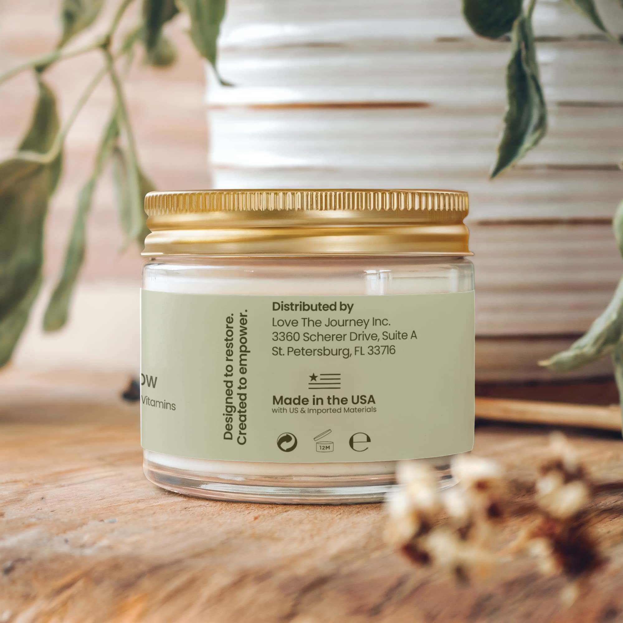 Whipped Grass-Fed Tallow Balm with Vanilla Bean