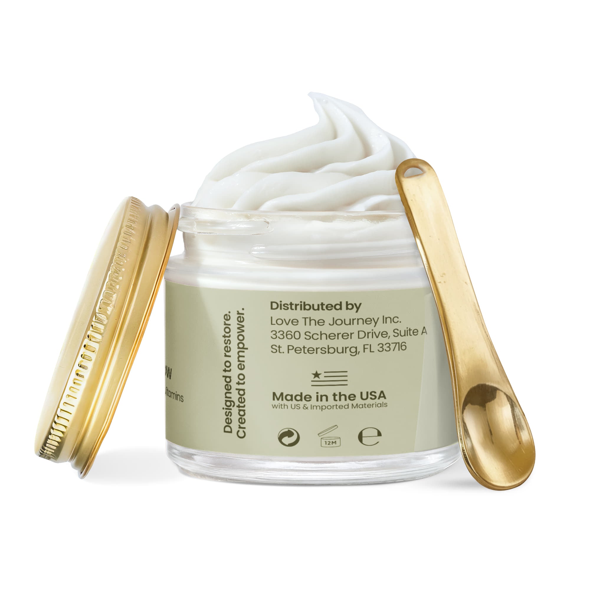 Whipped Grass-Fed Tallow Balm with Vanilla Bean